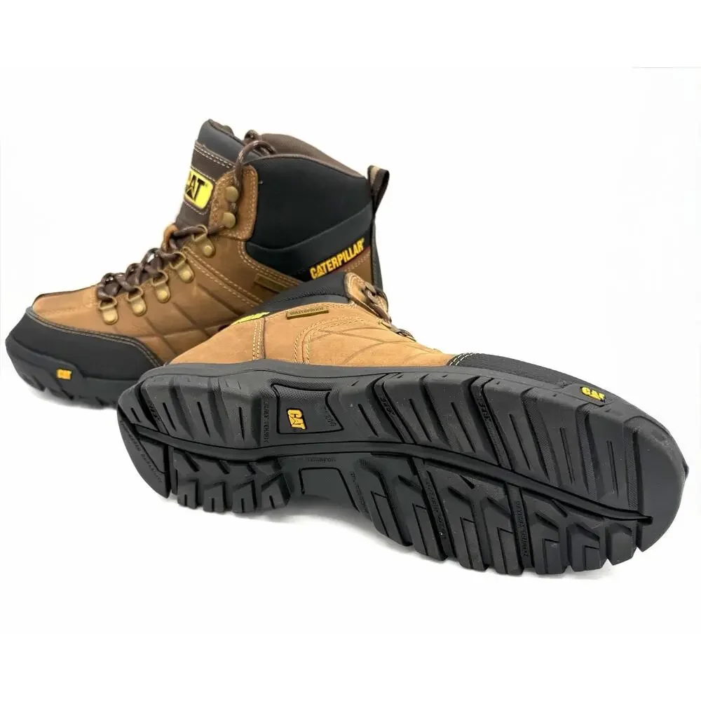 Caterpillar Threshold WP Soft Toe Boots Real Brown P74128 Mens Size 9.5 M NIB